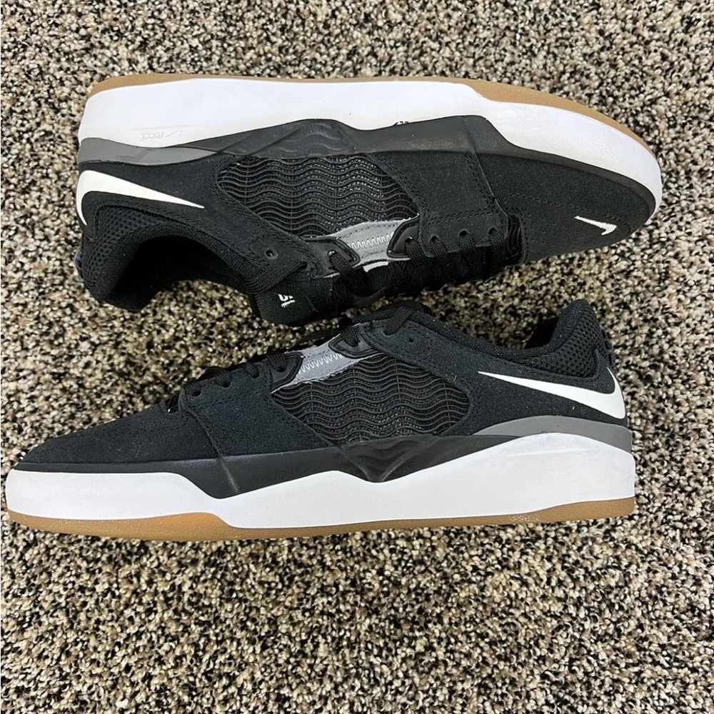 Nike SB Ishod Wair Mens Size 6 Black White Skate Sneakers Shoes DC7232-001 - Picture 4 of 8